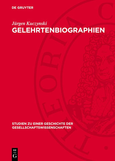 Cover image for Gelehrtenbiographien, isbn: 9783112785867