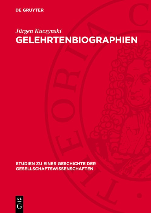 Cover image for Gelehrtenbiographien, isbn: 9783112785867