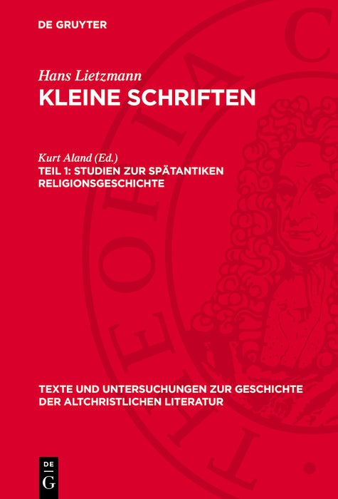 Cover image for Studien zur spätantiken Religionsgeschichte, isbn: 9783112786109