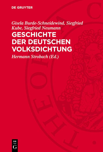 Cover image for Geschichte der deutschen Volksdichtung, isbn: 9783112786185