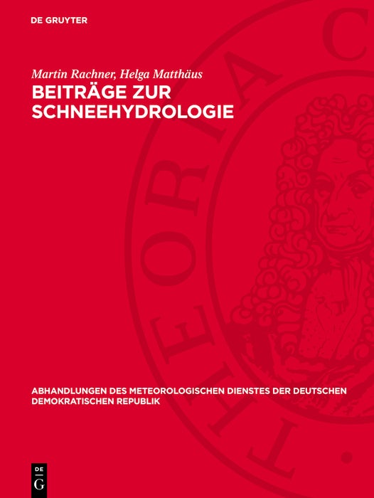 Cover image for Beiträge zur Schneehydrologie, isbn: 9783112786888