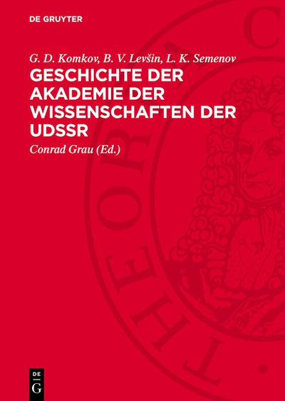 Cover image for Geschichte der Akademie der Wissenschaften der UdSSR, isbn: 9783112787861