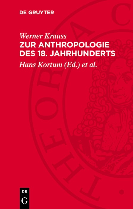 Cover image for Zur Anthropologie des 18. Jahrhunderts, isbn: 9783112788226