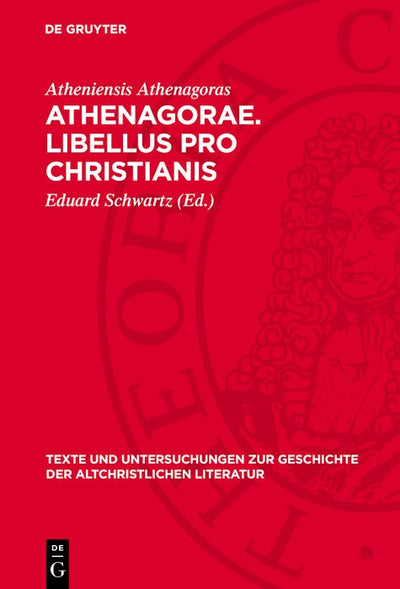 Cover image for Athenagorae. Libellus pro Christianis, isbn: 9783112789001