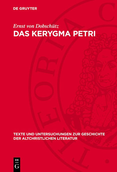 Cover image for Das Kerygma Petri, isbn: 9783112789346