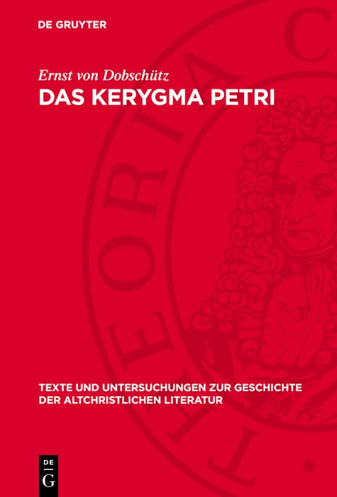 Cover image for Das Kerygma Petri, isbn: 9783112789346