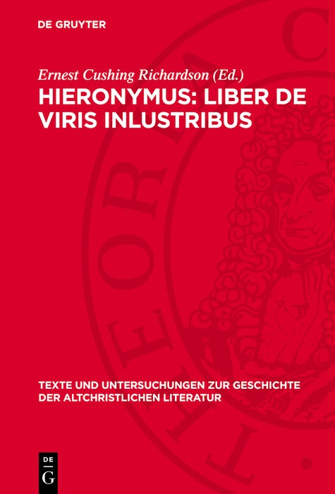 Cover image for Hieronymus: Liber de viris inlustribus, isbn: 9783112789421