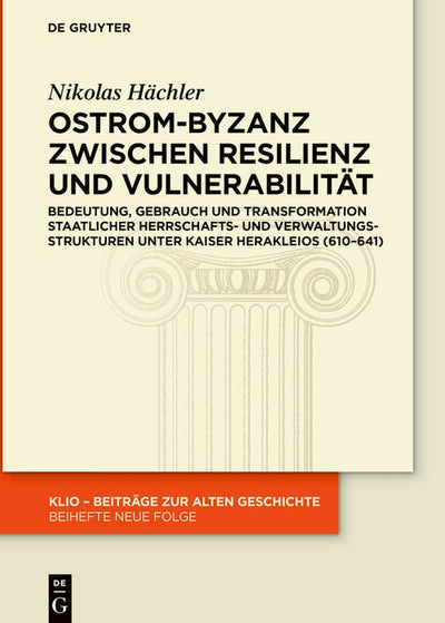 Cover image for Ostrom-Byzanz zwischen Resilienz und Vulnerabilität, isbn: 9783119147187