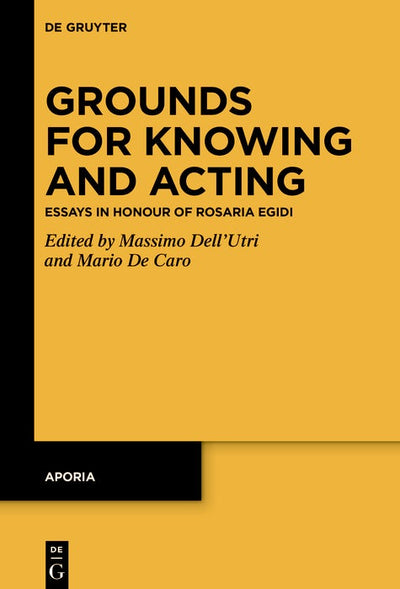 Cover image for Grounds for Knowing and Acting, isbn: 9783119148191