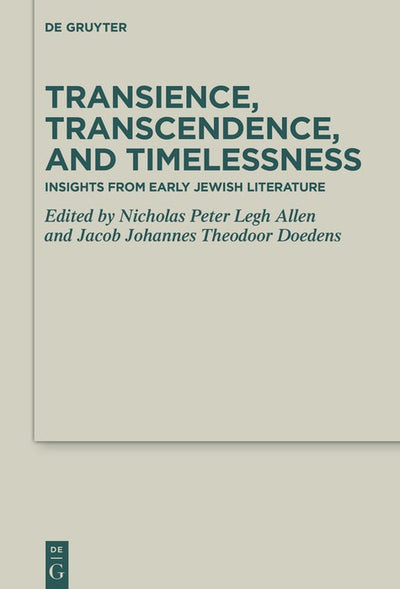 Cover image for Transience, Transcendence, and Timelessness, isbn: 9783119149174