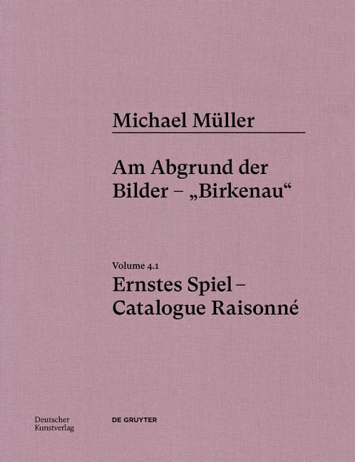 Book cover image for Michael Müller. Ernstes Spiel. Catalogue Raisonné ISBN: 9783422801806