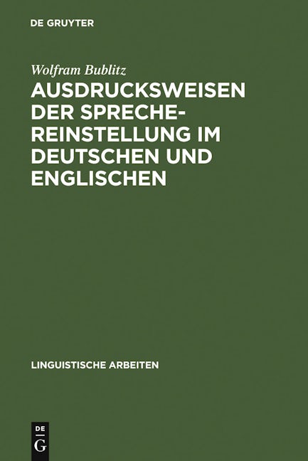 Ausdrucksweisen der Sprechereinstellung im Deutschen und Englischen