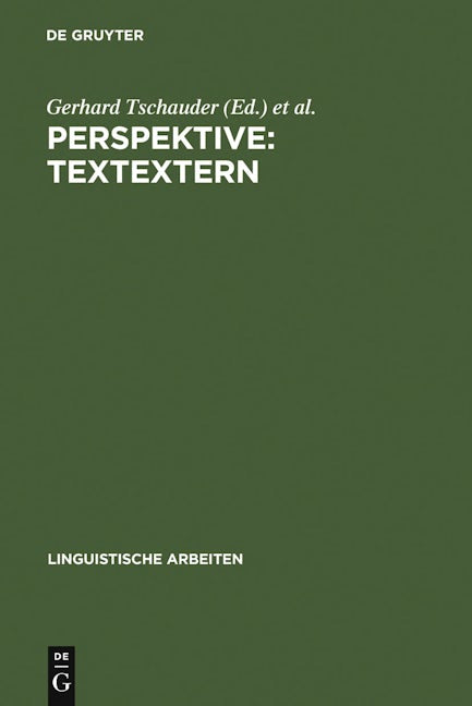Perspektive: textextern