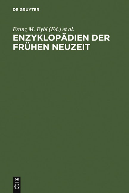 Enzyklopädien der Frühen Neuzeit