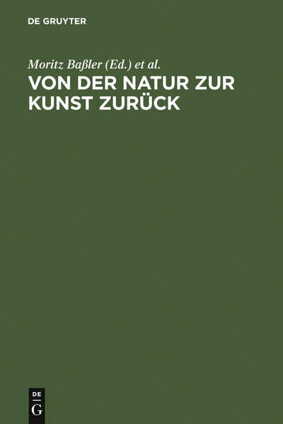 Cover image for Von der Natur zur Kunst zurück, isbn: 9783484107304