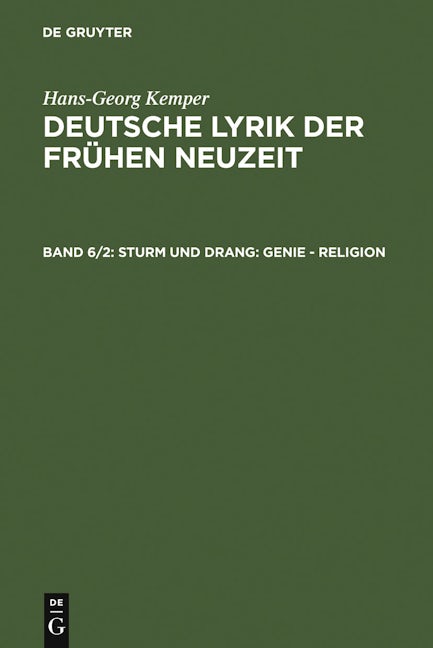 Sturm und Drang