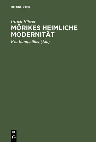 Mörikes heimliche Modernität