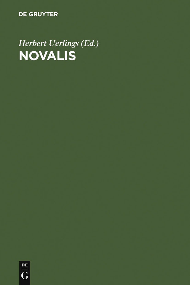 Cover image for Novalis, isbn: 9783484108585