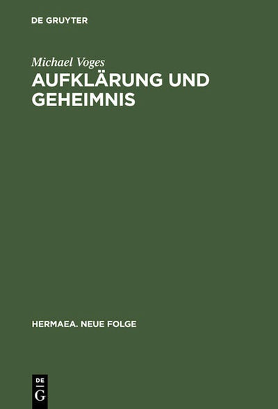 Aufklärung und Geheimnis