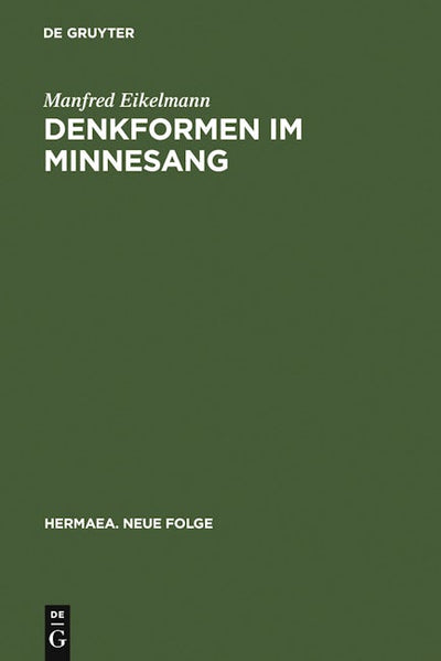 Denkformen im Minnesang