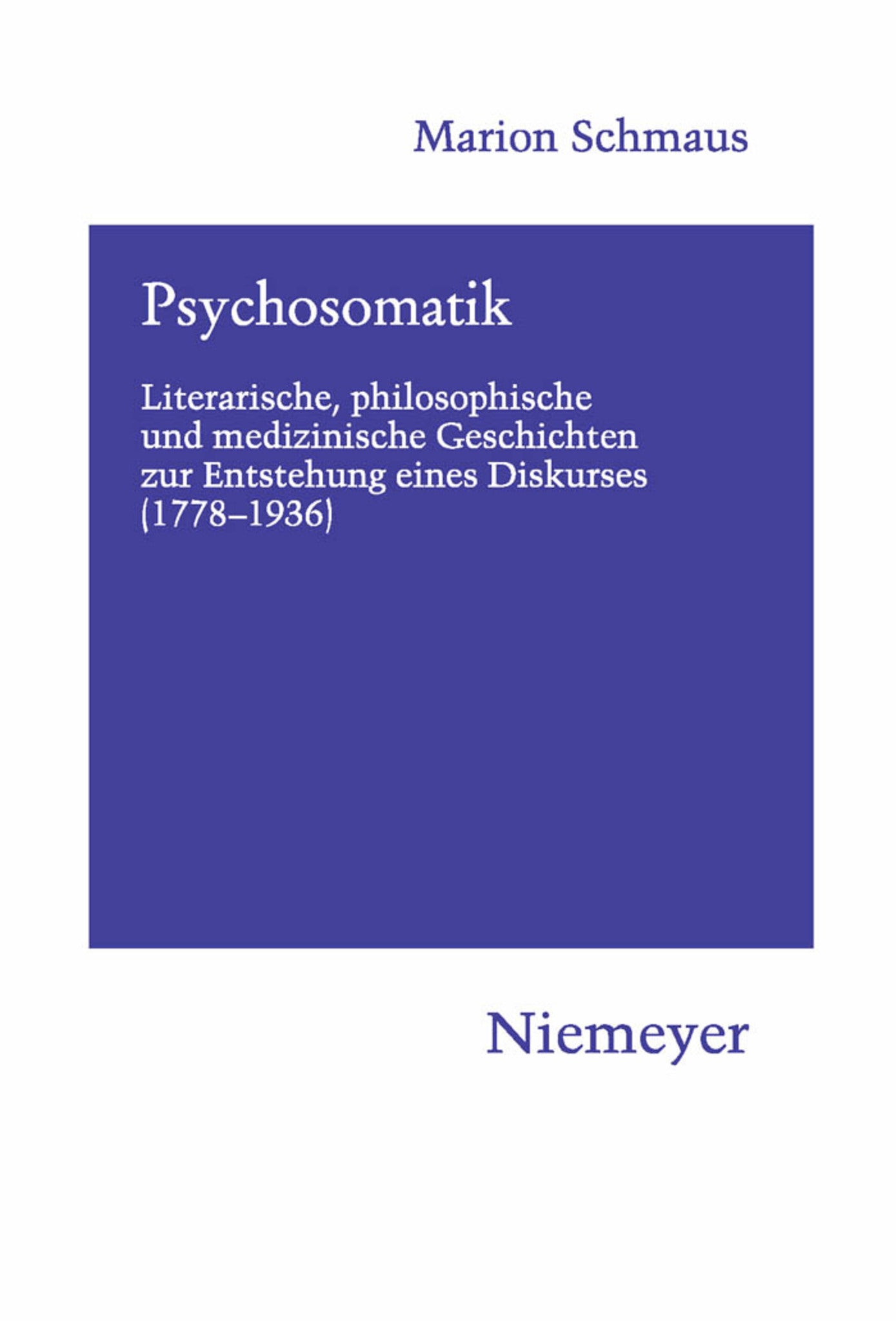 Cover image for Psychosomatik ISBN 9783484151208