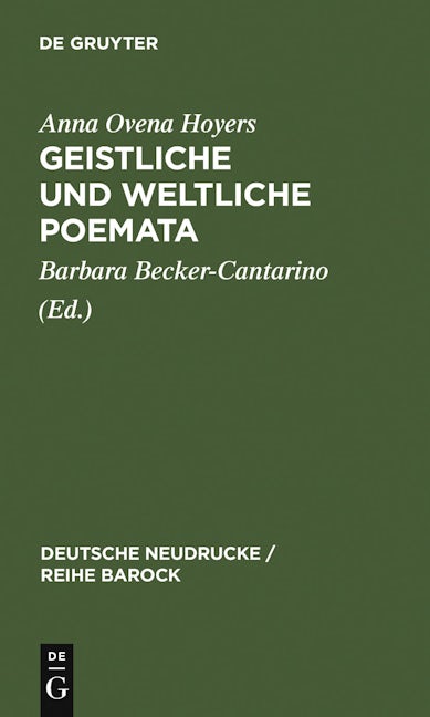 Geistliche und Weltliche Poemata
