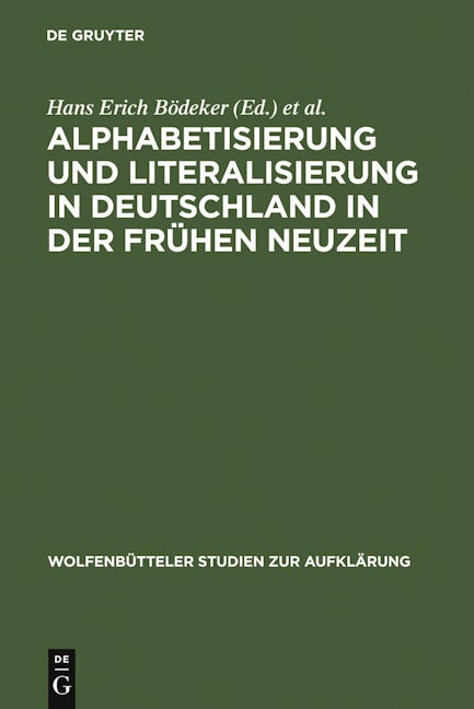 Alphabetisierung und Literalisierung in Deutschland in der Frühen Neuzeit