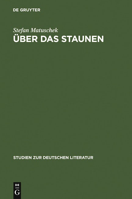 Über das Staunen