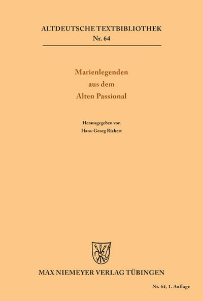 Marienlegenden aus dem Alten Passional