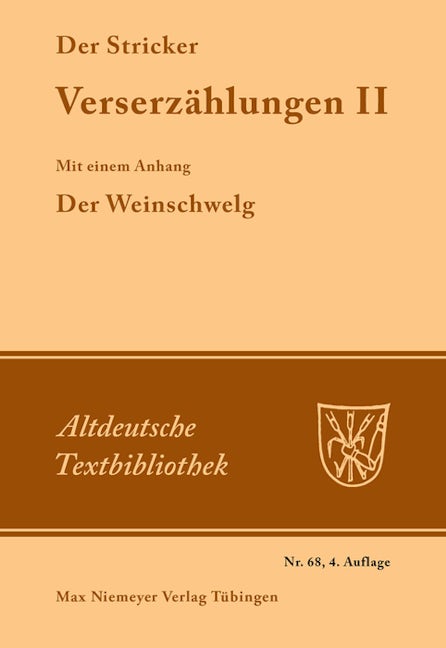Verserzählungen II