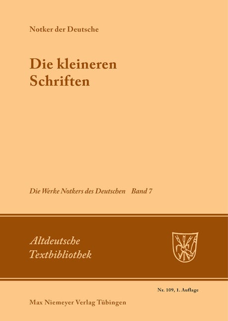 Die kleineren Schriften