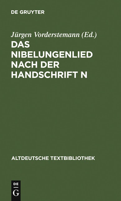 Das Nibelungenlied nach der Handschrift n