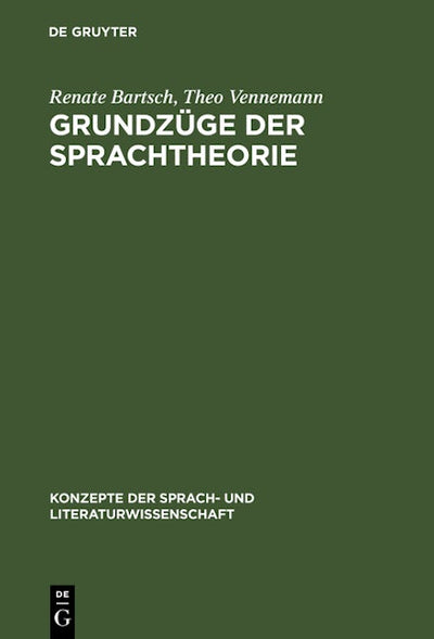 Grundzüge der Sprachtheorie