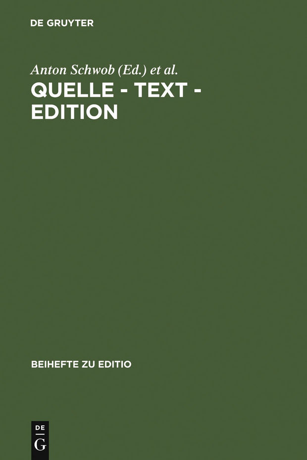 Cover image for Quelle - Text - Edition, isbn: 9783484295094
