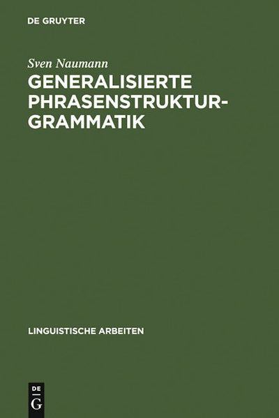 Generalisierte Phrasenstrukturgrammatik