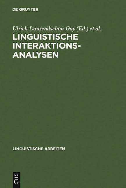 Linguistische Interaktionsanalysen
