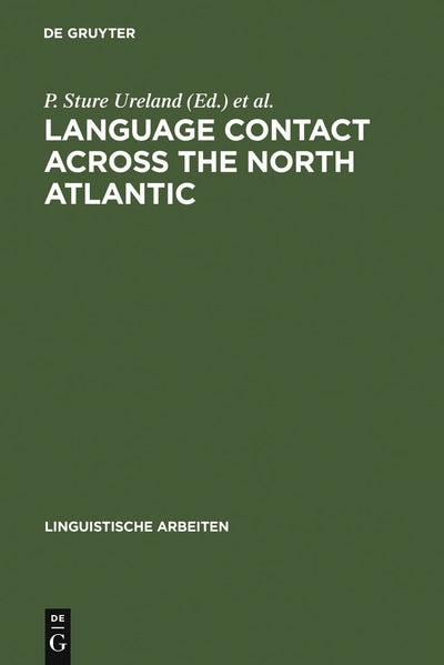 Cover image for Language Contact across the North Atlantic, isbn: 9783484303591