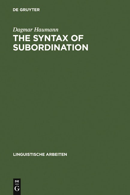The Syntax of Subordination