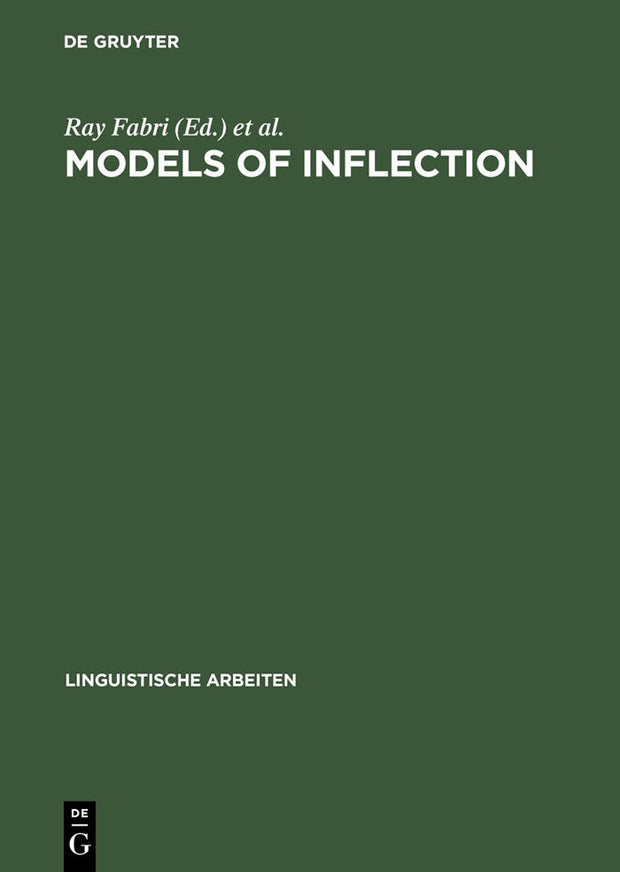 Cover image for Models of Inflection, isbn: 9783484303881