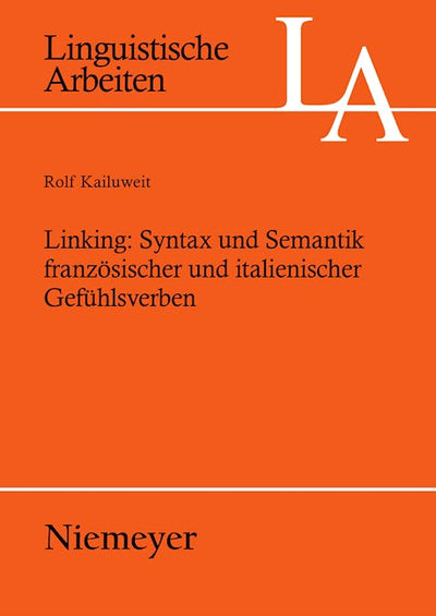 Linking: Syntax und Semantik französischer und italienischer Gefühlsverben
