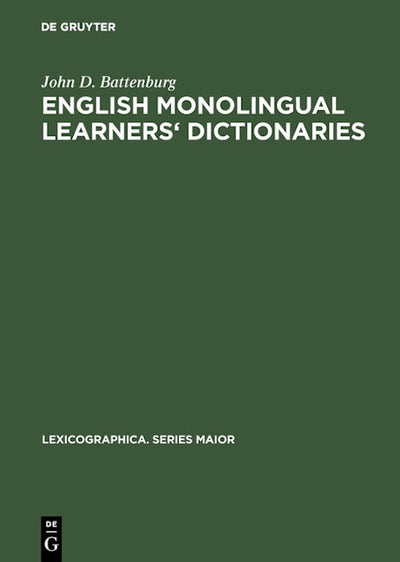 English monolingual learners' dictionaries