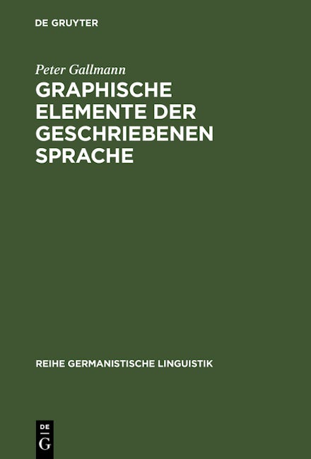 Graphische Elemente der geschriebenen Sprache