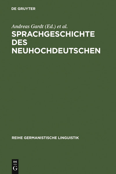 Cover image for Sprachgeschichte des Neuhochdeutschen, isbn: 9783484311565