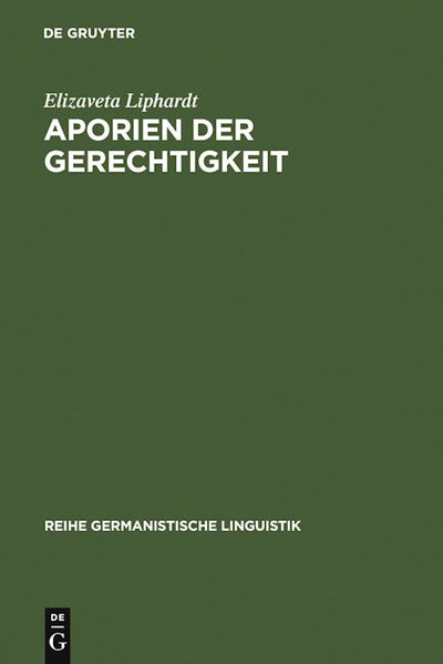 Aporien der Gerechtigkeit