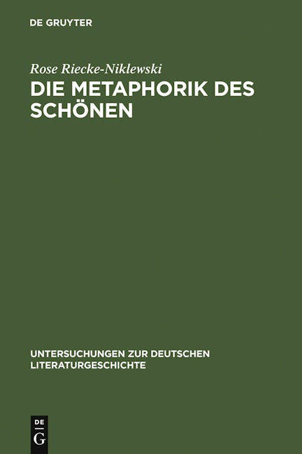 Die Metaphorik des Schönen