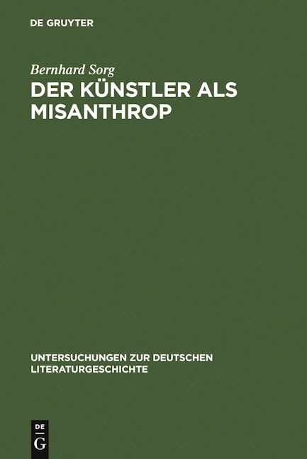 Der Künstler als Misanthrop