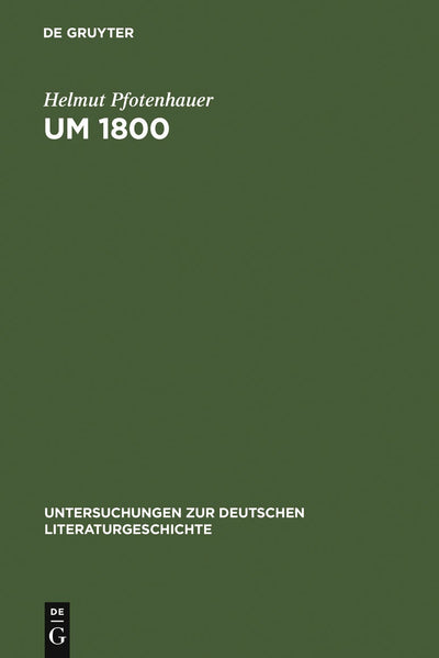 Cover image for Um 1800, isbn: 9783484320598