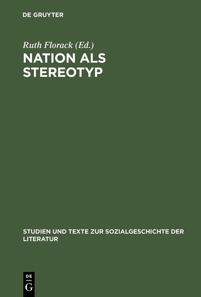 Cover image for Nation als Stereotyp, isbn: 9783484350762