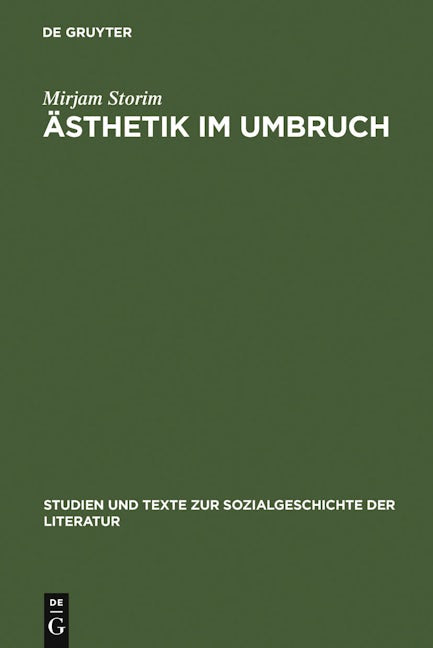 Ästhetik im Umbruch