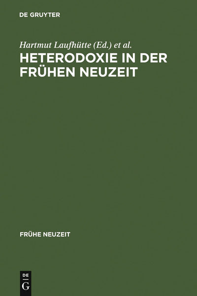 Cover image for Heterodoxie in der Frühen Neuzeit, isbn: 9783484366176